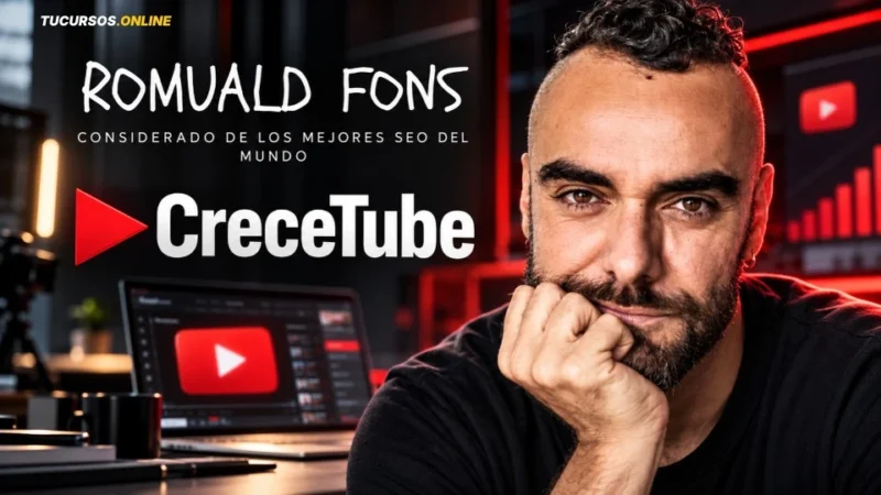 Curso barato CreceTube 2026 de Romuald Fons